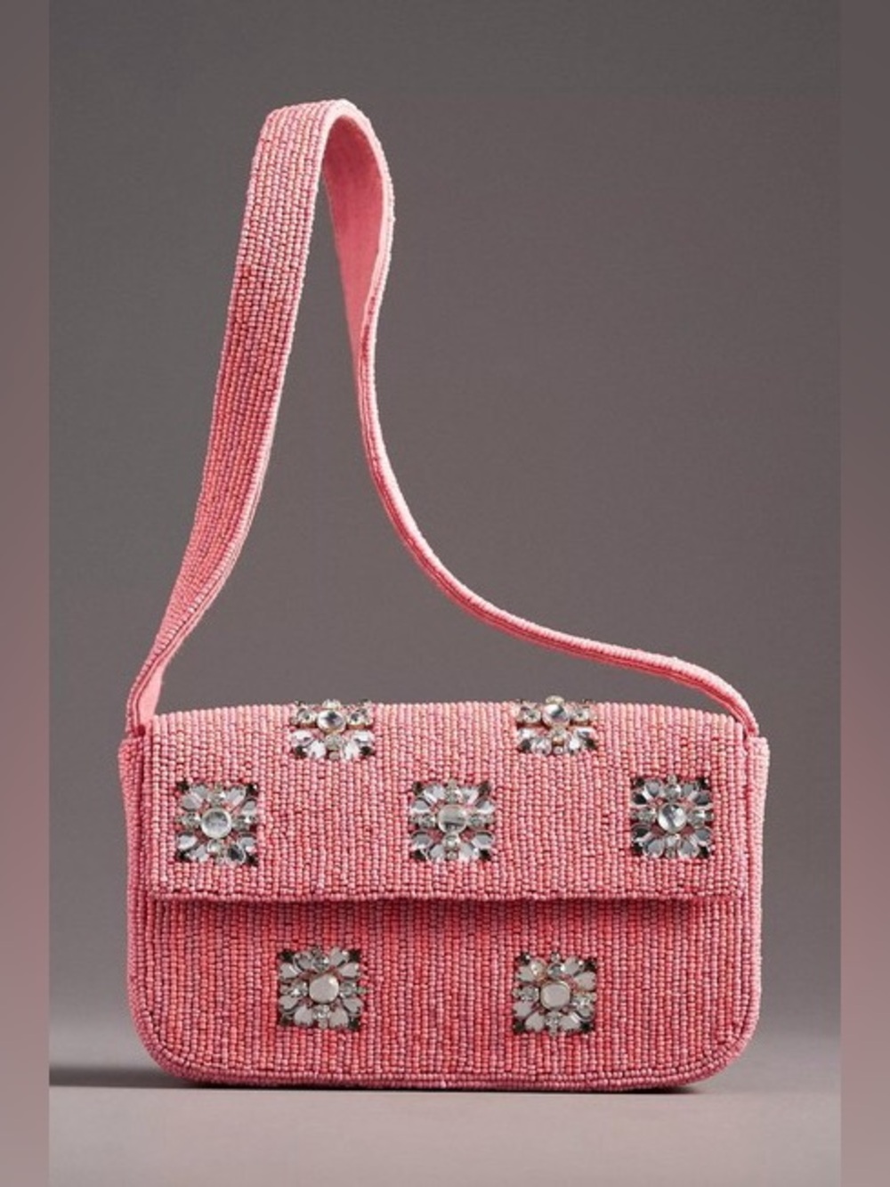 Anthropologie Fiona Beaded Bag: Geometric Edition